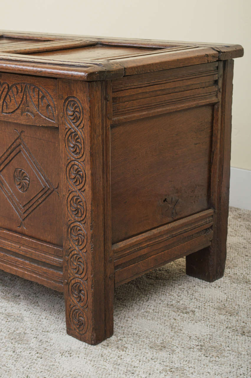 18th Century English William and Mary Oak Coffer - STORE CLOSING MAY 31ST